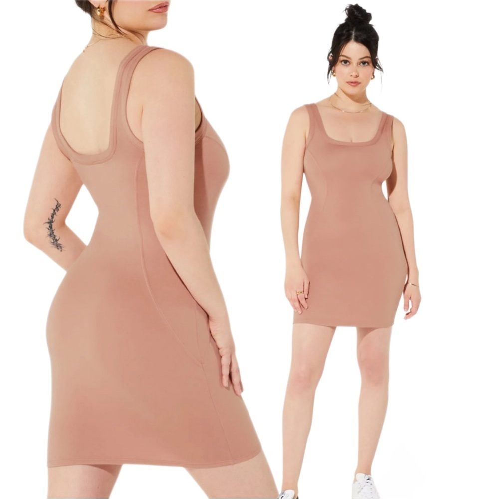 YITTY NWT Body Butter Tank Dress Brown Sugar Small